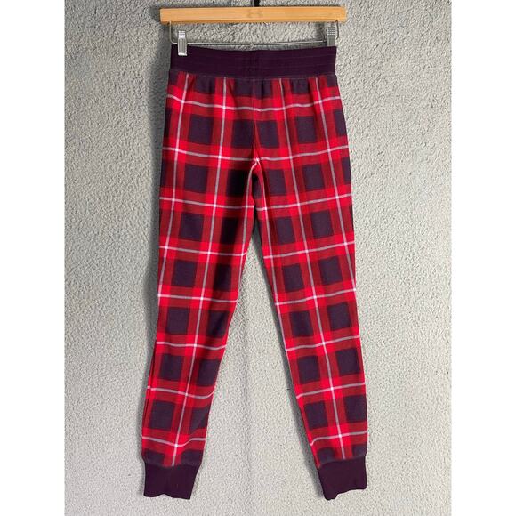 Gilligan & O’Malley Red Plaid Pajama Jogger Pants NWT XS Cozy Holiday Lounge NEW - Picture 6 of 10
